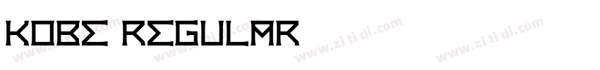 Kobe Regular字体转换